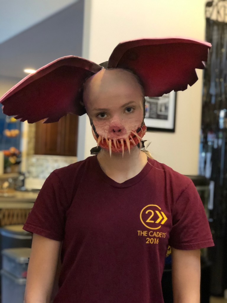 Nightmare Piglet Halloween 2019 home made costume